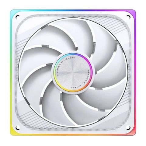 Fan Case Jonsbo ZE-120W ARGB Trắng/White - Fan Xuôi