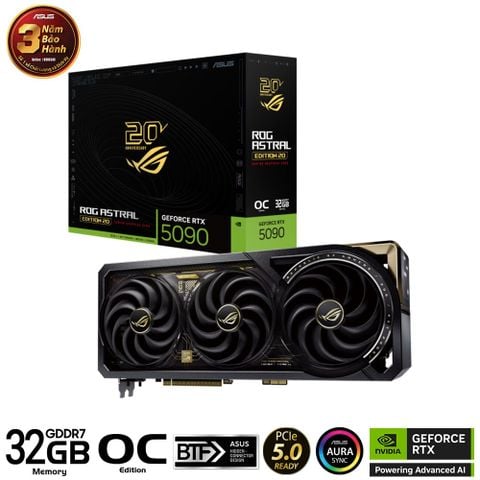 VGA ASUS ROG ASTRAL RTX5090 O32G EDITION 20 GDDR7