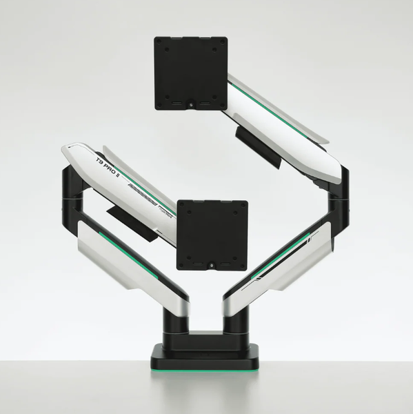 Giá treo màn hình HumanMotion T9 Pro II Dual (Đôi/Trắng)