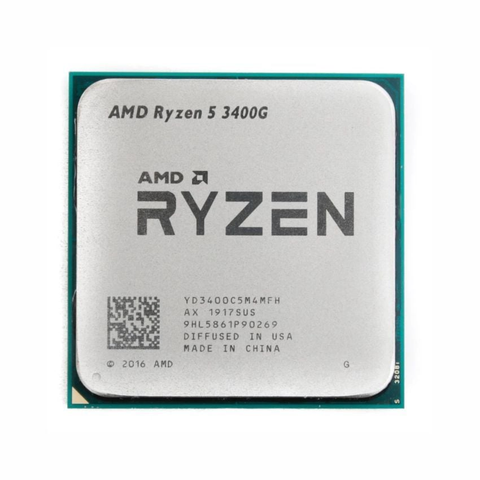 CPU AMD Ryzen 5 3400G | AM4, 4 nhân/8 luồng, Max 4.2GHz - Tray chính hãng kèm Fan