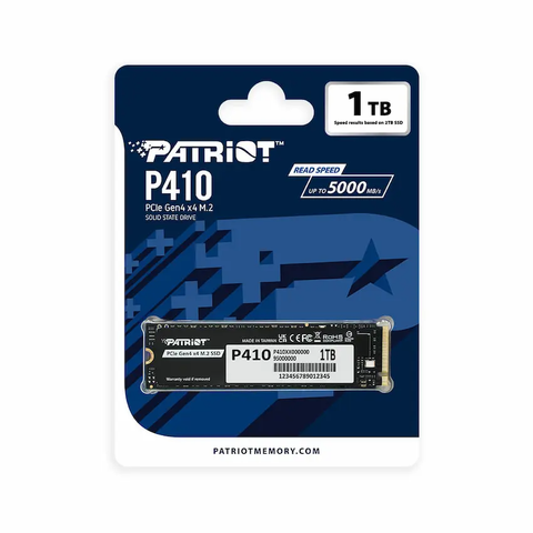 Ổ cứng SSD 1TB PATRIOT P410 NVMe Gen4x4 ( P410P1TBM28H )