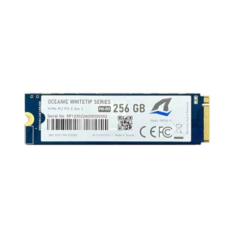Ổ cứng SSD SSTC OCEANIC WHITETIP 256GB M.2 NVMe Gen 3 (SSTC-PHI-E130)