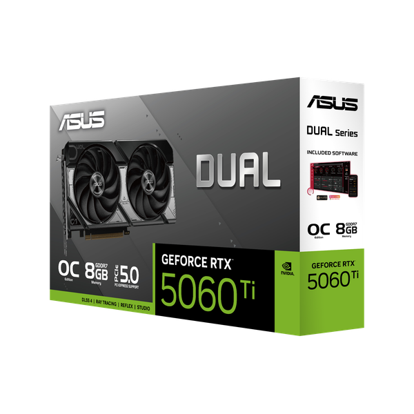 VGA ASUS GeForce RTX 5060Ti DUAL OC 8GB GDDR7