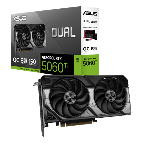 VGA ASUS GeForce RTX 5060Ti DUAL OC 8GB GDDR7