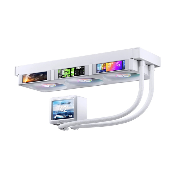 Tản nhiệt nước AIO JONSBO TF3-360SCW LCD ARGB Trắng/White