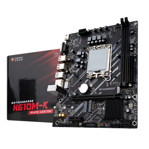 Mainboard Huananzhi H610M-K Black/Đen DDR4