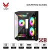 Vỏ Case VSP X8 Đen/Black | MATX (không kèm fan)
