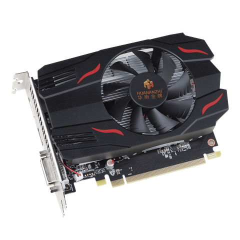 VGA Huananzhi Radeon RX550 4GB GDDR5 1 Fan Đen/Black