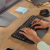 Bàn phím không dây Logitech Wave Keys Ergonomic
