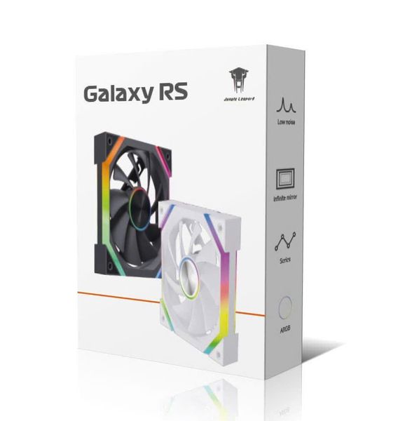 Fan Jungle Leopard Galaxy RS ARGB Đen/Black - Xuôi