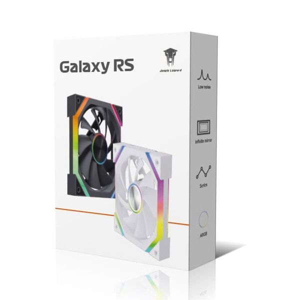Fan Jungle Leopard Galaxy RS ARGB Đen/Black - Ngược