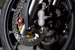  CROSS CUB 110 Bộ heo thắng BREMBO PF 2x28 và pát gắn EVATEK (245mm) 