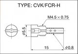 FCR, CVR, CVK Gic lơ phụ KEIHIN