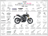 Dàn áo HONDA CB150R neo sport (CBF150N, CBF150NA J TH)
