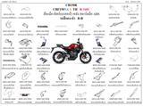 Dàn áo HONDA CB150R neo sport (CBF150N, CBF150NA K TH)