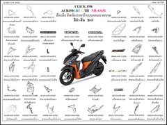  Dàn áo HONDA CLICK 150 (ACB150 CBT L TH) 