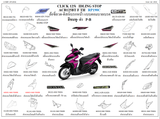 Dàn áo HONDA CLICK 125 (ACB125 BT F TH, ACB125 CBT F TH)