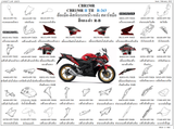 Dàn áo CBR150R (CBR150R H TH, CBR150R H 2TH)