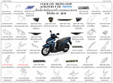 Dàn áo HONDA CLICK 125 (ACB125 BT F TH, ACB125 CBT F TH)