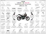 Dàn áo HONDA CB150R neo sport (CBF150N, CBF150NA K TH)