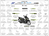 Dàn áo HONDA CLICK 125i (ACB125 BT G, ACB125 CBT G TH)