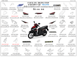 Dàn áo HONDA CLICK 125 (ACB125 BT F TH, ACB125 CBT F TH)