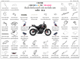 Dàn áo HONDA CB150R neo sport (CBF150N, CBF150NA K TH)