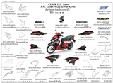 Dàn áo HONDA CLICK 125 (ANC125 BCT C TH, 2TH, BST C, BBT C TH)
