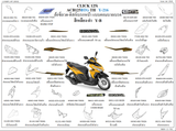 Dàn áo HONDA CLICK 125i (ACB125 BT G, ACB125 CBT G TH)