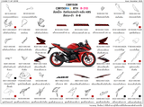 Dàn áo CBR150R (CBR150RA L 6,7,8TH)