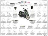 Dàn áo HONDA CLICK 125i (ACB125 BT H, ACB125 CBT H TH)