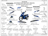 Dàn áo WAVE 125i (AFS125MSFC, AFS125KSFC TH)