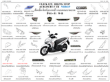 Dàn áo HONDA CLICK 125 (ACB125 BT F TH, ACB125 CBT F TH)