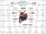 Dàn áo HONDA CLICK 125i (ACB125 BT G, ACB125 CBT G TH)