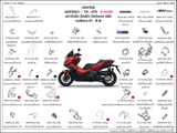 Dàn áo HONDA ADV 350 (ADV350A N, ADV350A N3 TH)