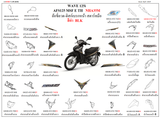 Dàn áo WAVE 125i (AFS125MSFE, AFS125KSFE, AFS125CSFE TH)