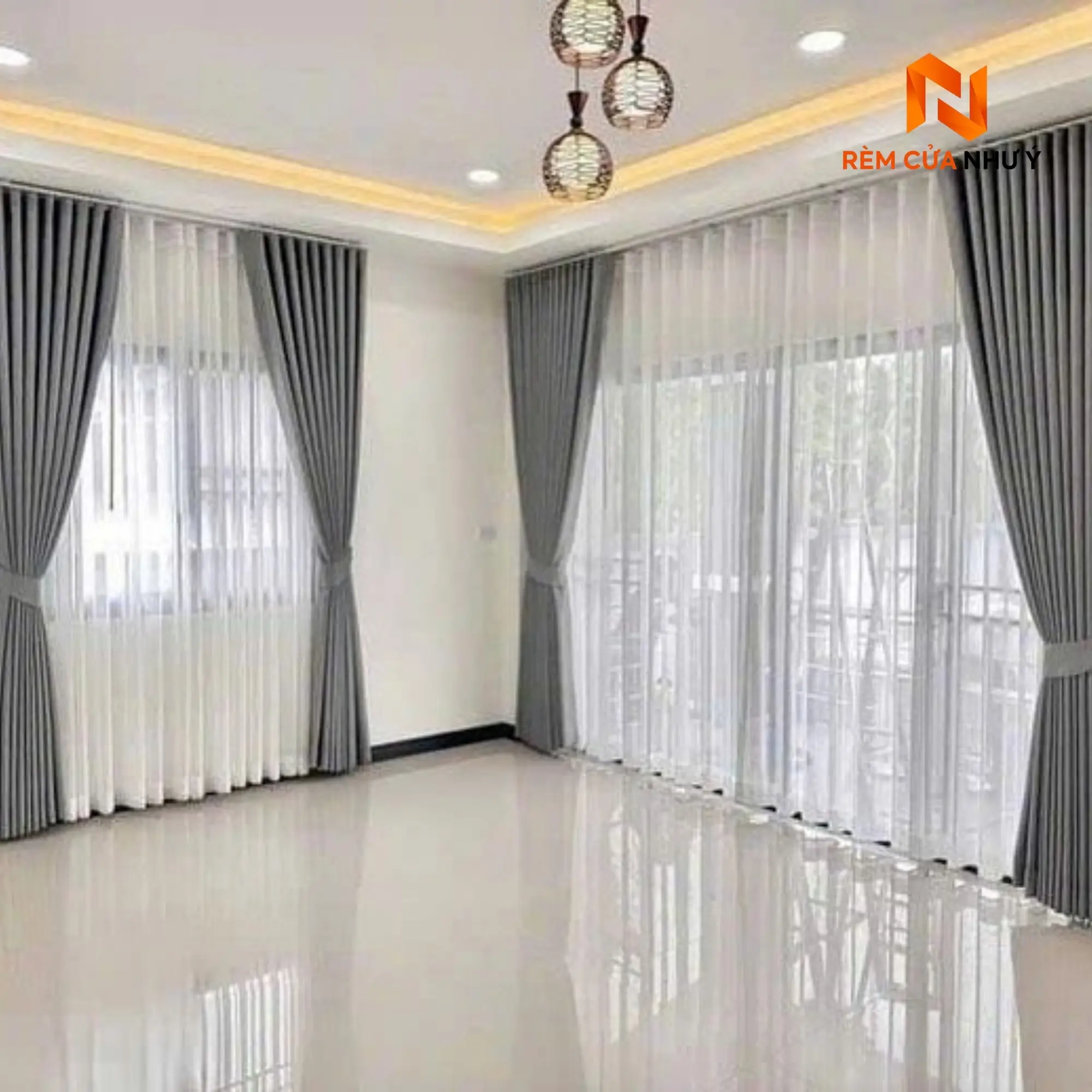 Rèm Vải Biệt Thự NY04