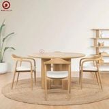  BAC-33 Bộ bàn ăn Biti và 4 ghế Neva Có Tay ASH 