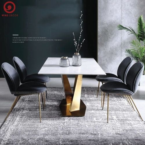  Bàn ăn Stratos Ceramic Gold 