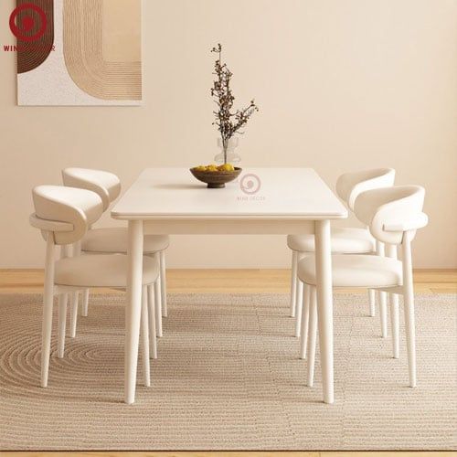  BA-34 Bộ bàn ăn 4 Ghế Oleandro Rubber 