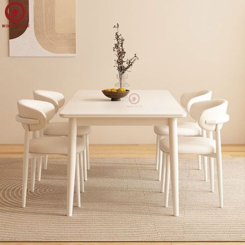  BA-34 Bộ bàn ăn 4 Ghế Oleandro Rubber 