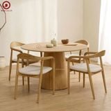  BAC-76 Bộ bàn ăn Ovini và 4 ghế Neva Có Tay ASH 