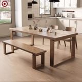  BAC-132 Bộ bàn ăn 2 ghế Hirosima và Ghế Băng 