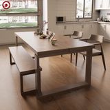  BAC-132 Bộ bàn ăn 2 ghế Hirosima và Ghế Băng 