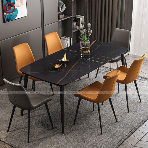  BAC-21 Bộ Bàn Ăn Ceramic Ozio và 4 ghế Zenta 