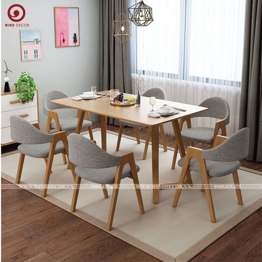  BA-31 Bộ Bàn Ăn 4 Ghế Compass 