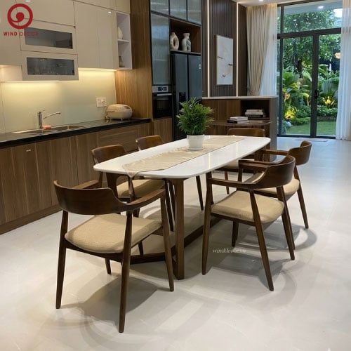  BAC-70 Bộ bàn ăn Concorde và 6 ghế Hirosima 