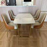  BAC-72 Bộ bàn ăn Vin Ceramic và 4 Ghế Monet 