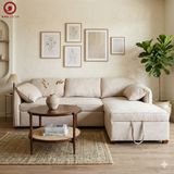 Bàn Sofa Ali Wood Mây Mắt Cáo 