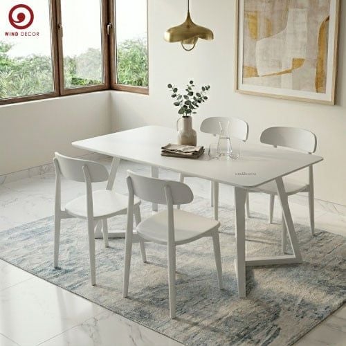  BA-97 Bộ Bàn Ăn Grace Wood và 4 Ghế Inova Wood 